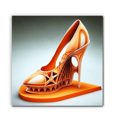 Footwear Reimagined - Futuristic Shoe Canvas - Beyond T-shirts