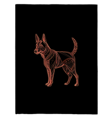 Playful Paws and Bones Blanket