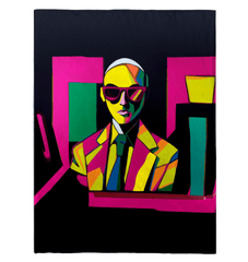 Art Deco Elegance Sherpa Blanket - Beyond T-shirts