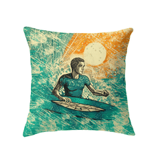 Sunset Serenity Indoor Pillow Catch the Coastal Calm - Beyond T-shirts