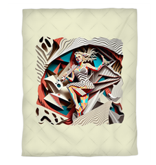 Keyboard Kaleidoscope Duvet Cover