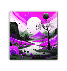 Mesmerizing Mesa Desert Landscape Canvas