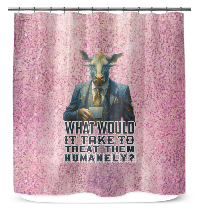 Frogs in the Forest Shower Curtain Illustration.