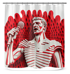 Flamenco Flow Shower Curtain