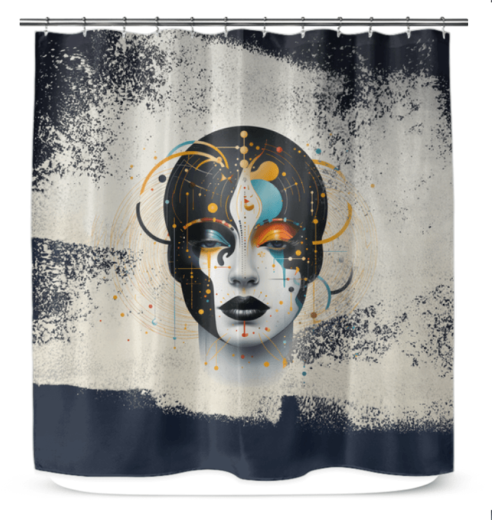 Mosaic Mirage Curtain - Beyond T-shirts