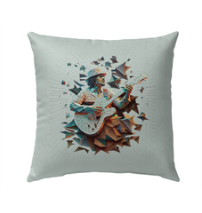 Melodic Meadows Musical Outdoor Pillow