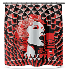 Melodic Mural Shower Curtain