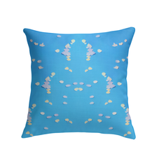 Elegant Kirigami Lattice pattern on decorative pillow.