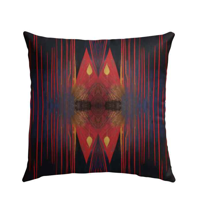 Modern design artistic outdoor pillow