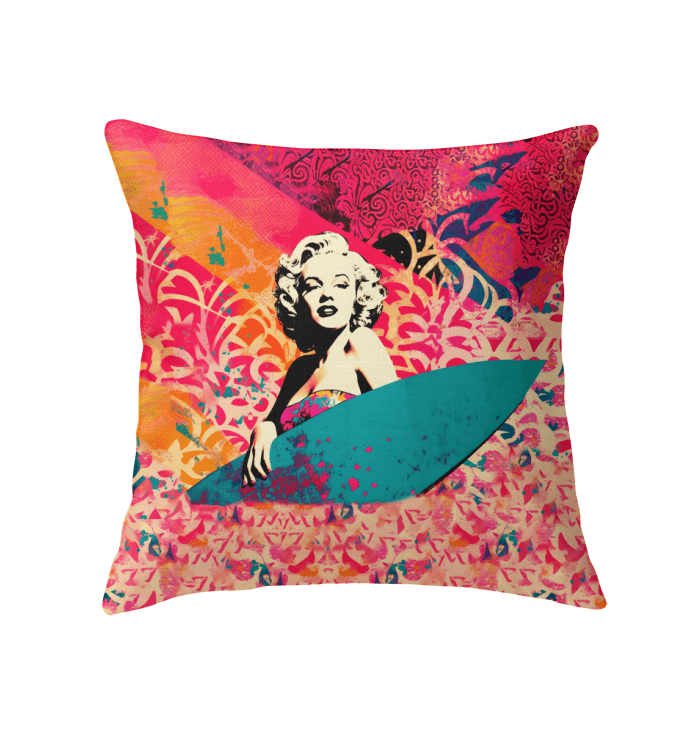 Ocean Rider Indoor Pillow Embrace Beachside Comfort - Beyond T-shirts