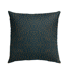 Close-up of Retro Charm Beyond Style Outdoor Pillow with retro patterns.