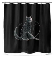 Whimsical Kitty Moonlight Dance