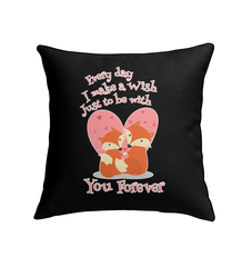 With You Forever Indoor Pillow