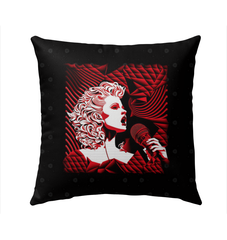 Vinyl Vibes Outdoor Pillow