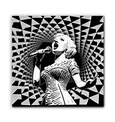 Electro Energy Wrapped Canvas