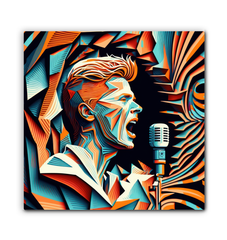 Percussion Portrait Wrapped Canvas