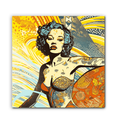 Close-up of Surfing 5 28 Canvas print