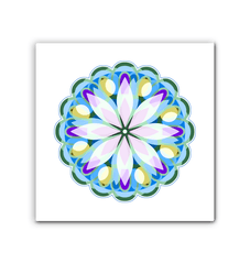 Mandala Enchantment Glass Print - Beyond T-shirts