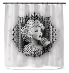 Soulful Symphony Shower Curtain