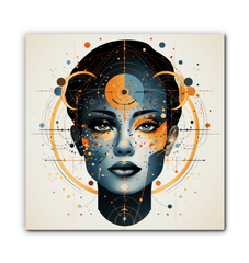 Abstract Portraits of Women: Canvas Art - Beyond T-shirts