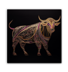 Buffalo Herd Sunset Silhouette