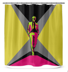 Chic Stripes Fashion Shower Curtain - Beyond T-shirts
