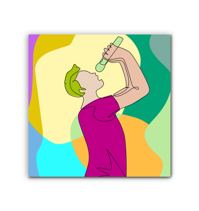 Singing Guy1 Wrapped Canvas - Beyond T-shirts
