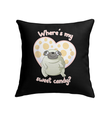 Where's My Sweet Candy Indoor Pillow