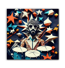 Harmonic Hues Wrapped Canvas