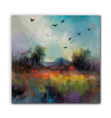Serene River Reflections Wrapped Canvas