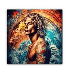 Surfing Dreamscapes Canvas Art Print - Beyond T-shirts