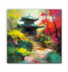 Desert Mirage Landscape Wrapped Canvas
