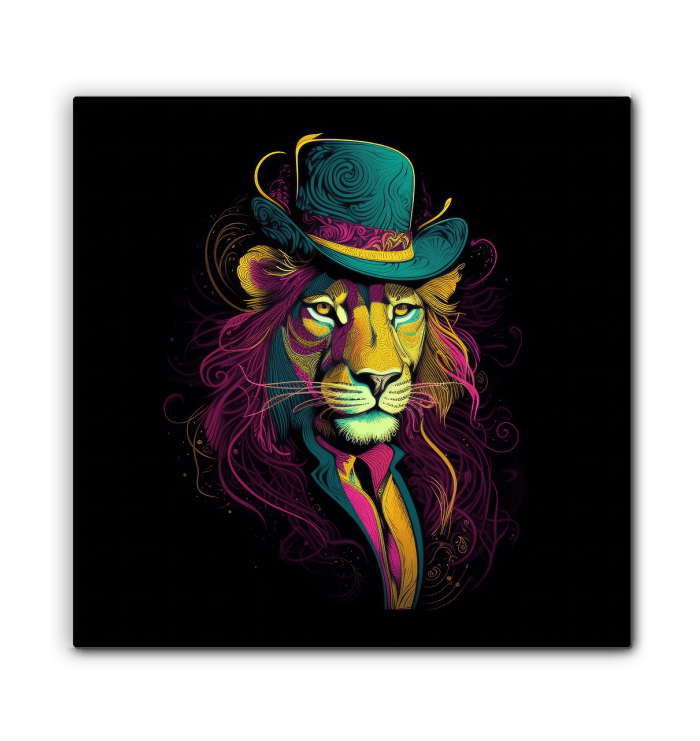 Regal Stare Canvas Art - Beyond T-shirts