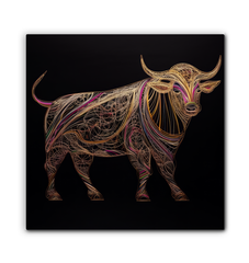 Buffalo Herd Sunset Silhouette