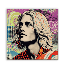 Surfing Elation Canvas Art Print - Beyond T-shirts