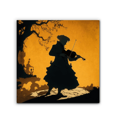 Mozart's Muse Canvas Print - Beyond T-shirts