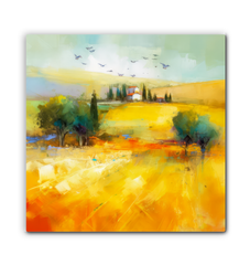 Oceanic Horizon Beauty Wrapped Canvas