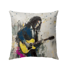 Ripple Effect Abstract Outdoor Pillow