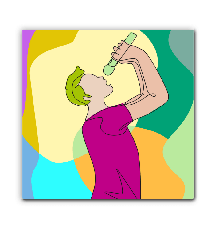 Singing Guy1 Wrapped Canvas - Beyond T-shirts
