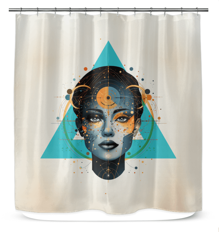 Abstract Aura Curtain - Beyond T-shirts