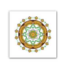 Mandala Blossom Ceramic Planter - Beyond T-shirts