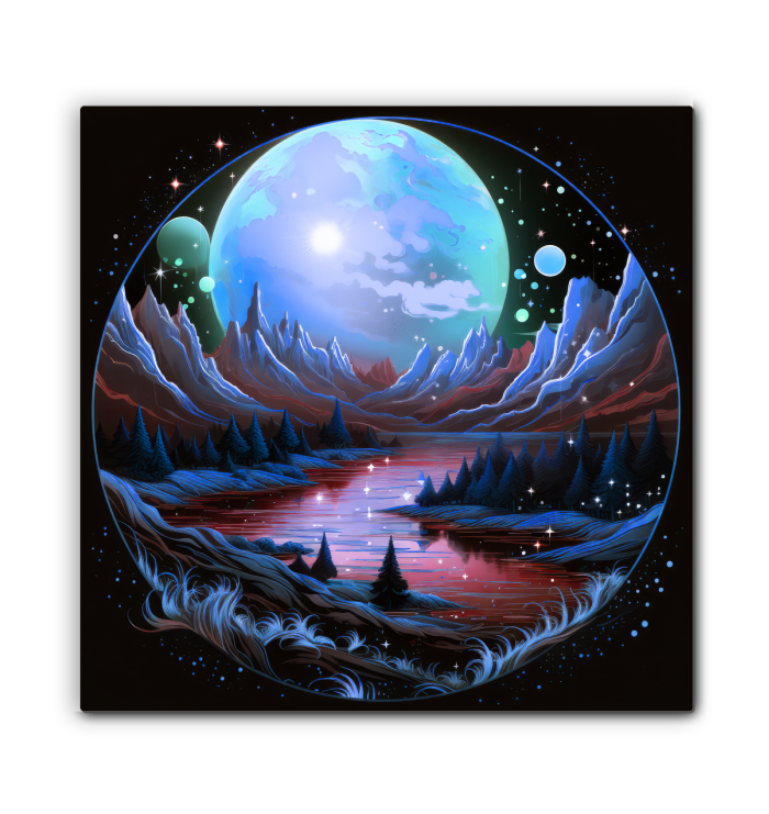 Majestic Maples Autumn Landscape Canvas