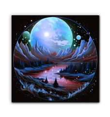 Majestic Maples Autumn Landscape Canvas