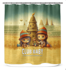 Elegant CB3-122 shower curtain enhancing bathroom decor.