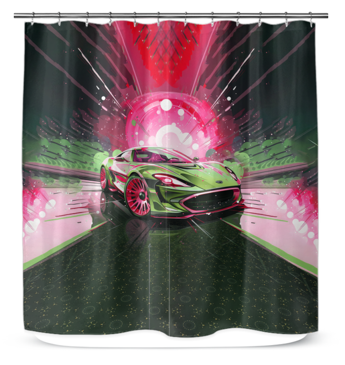 Vintage Ride Shower Curtain