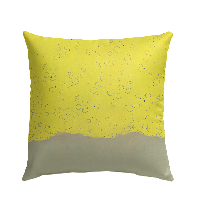 Blossom Ballet Outdoor Pillow - Side View