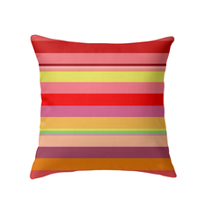 Close-up of the colorful pattern on Aurora Borealis Indoor Pillow.