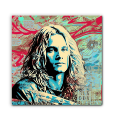 Surfing Tranquility Canvas Art Print - Beyond T-shirts