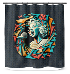 Concerto Contrast Shower Curtain
