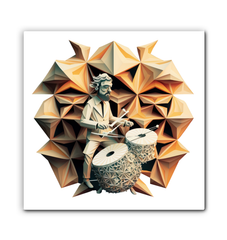 Noteworthy Nebula Wrapped Canvas